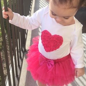 Rose Heart Onesie & Tutu